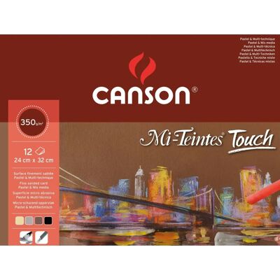 Canson Mi-Teintes Touch Pastel Pads - 350gsm - 12 Sheets Canson Mi-Teintes Touch Pastel Pads - 350gsm - 12 Sheets