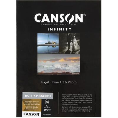 Canson Infinity Baryta Prestige II 340g - Photo Paper Canson Infinity Baryta Prestige II 340g - Photo Paper