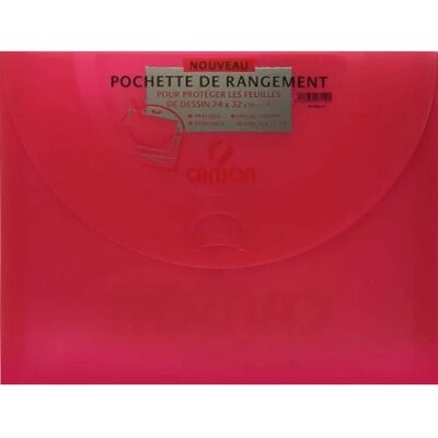 Pochette de Rangement à Dessins Canson - Couleurs Lumineuses - Compatible A4 - Lot de 10 - Publicité Pochette de Rangement à Dessins Canson - Couleurs Lumineuses - Compatible A4 - Lot de 10 - Publicité