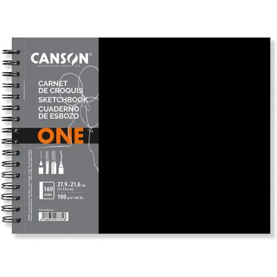 Taccuino Schizzi Canson One a Spirale - 21,6x27,9cm - 80 Fogli - Libro d'Arte Taccuino Schizzi Canson One a Spirale - 21,6x27,9cm - 80 Fogli - Libro d'Arte