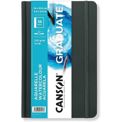Canson Graduate Aquarellskizzenbuch - 14x21,6cm 28 oder 56 Seiten Canson Graduate Aquarellskizzenbuch - 14x21,6cm 28 oder 56 Seiten
