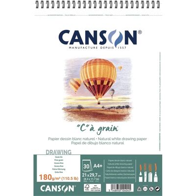 Canson 400060604 Vit fintkornigt teckningspapper - Teckningspapper Canson 400060604 Vit fintkornigt teckningspapper - Teckningspapper