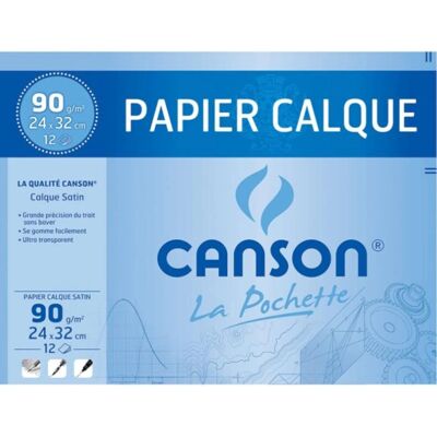Canson C200017154 Papier calque transparent/opaque - Papier calque - Publicité Canson C200017154 Papier calque transparent/opaque - Papier calque - Publicité