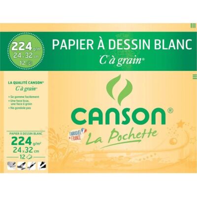 Papier d'art Canson 10 Feuilles - Grain Fin A3 Blanc - Publicité Papier d'art Canson 10 Feuilles - Grain Fin A3 Blanc - Publicité