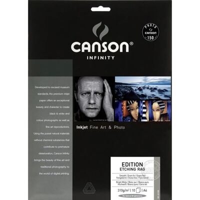 CANSON Infinity Etching Rag 310g A4 - Photographic Paper CANSON Infinity Etching Rag 310g A4 - Photographic Paper