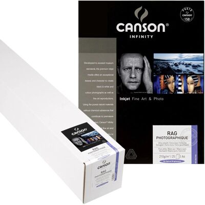 Canson Infinity Rag Photographique - A3+ Hvit Matt Fotopapir Canson Infinity Rag Photographique - A3+ Hvit Matt Fotopapir