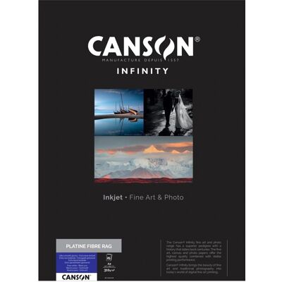 Canson Infinity Platine Fibre Rag 310g A2 - Fotopapir Canson Infinity Platine Fibre Rag 310g A2 - Fotopapir