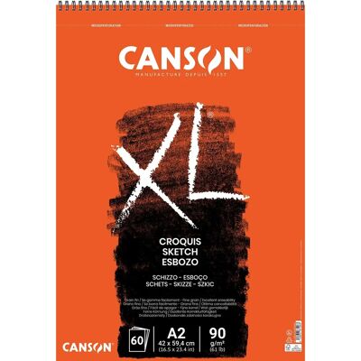 Canson XL Croquis A2 Spiral Sketchbook - Sketchbook Canson XL Croquis A2 Spiral Sketchbook - Sketchbook