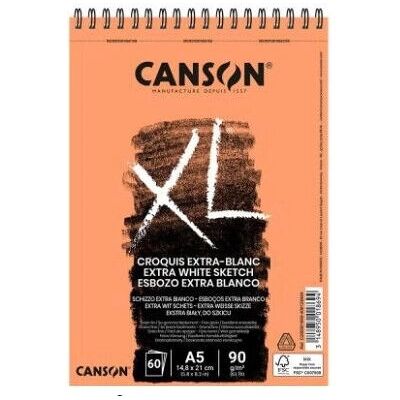 Papel de Arte Canson XL Blanco Extra - 120 Hojas A4 Papel de Arte Canson XL Blanco Extra - 120 Hojas A4