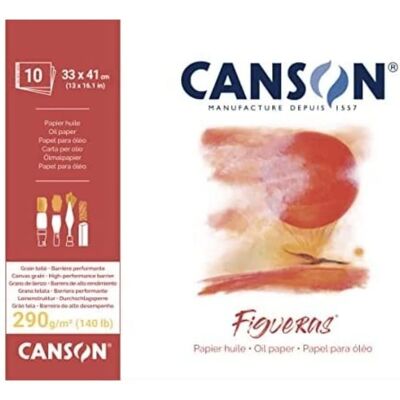 Canson Figueras Ölmalblock - 410x330mm, 290g, Leinwandstruktur Canson Figueras Ölmalblock - 410x330mm, 290g, Leinwandstruktur