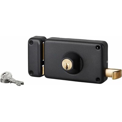 Serratura Orizzontale Thirard - Ø23x45 mm, Epoxy Nero, 2 Chiavi - Livello di Sicurezza 3 Serratura Orizzontale Thirard - Ø23x45 mm, Epoxy Nero, 2 Chiavi - Livello di Sicurezza 3
