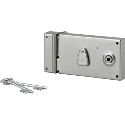 Serratura per porta Thirard - 140x82 mm, Sinistra, Finitura zincata - Serratura per porta Serratura per porta Thirard - 140x82 mm, Sinistra, Finitura zincata - Serratura per porta