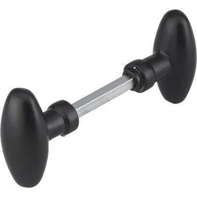 THIRARD - Coppia ovoïdes - 7x90mm - schwarz - Türknauf THIRARD - Coppia ovoïdes - 7x90mm - schwarz - Türknauf