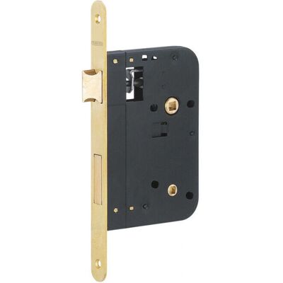 THIRARD - Serratura da incasso bagno WC - 70mm asse - ottone spazzolato - Lock THIRARD - Serratura da incasso bagno WC - 70mm asse - ottone spazzolato - Lock