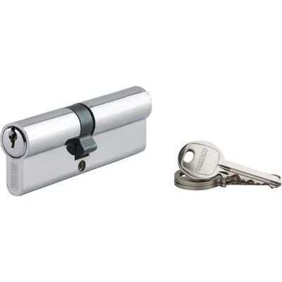Thirard Modèle 40x50mm Cylindre européen chrome - Anti-extraction, 3 clés Thirard Modèle 40x50mm Cylindre européen chrome - Anti-extraction, 3 clés