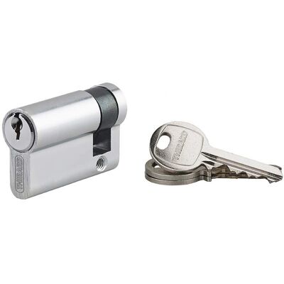 THIRARD - Ecopro - Euro cylindre - 40x10mm - Chromé - Publicité THIRARD - Ecopro - Euro cylindre - 40x10mm - Chromé - Publicité