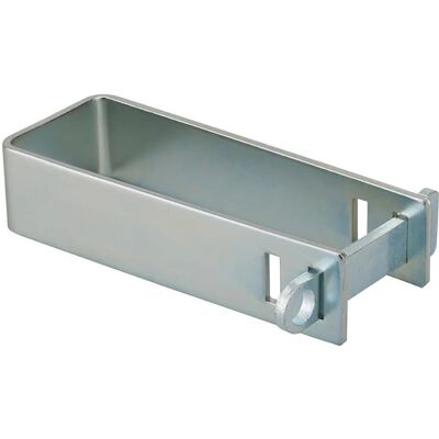 Supporto lucchetto in acciaio THIRARD per cancelli - Regolabile, finitura zincata Supporto lucchetto in acciaio THIRARD per cancelli - Regolabile, finitura zincata
