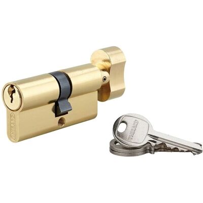 THIRARD - Cilindro europeo per serratura a pomolo 35Bx30mm, anti estrazione, ottone THIRARD - Cilindro europeo per serratura a pomolo 35Bx30mm, anti estrazione, ottone