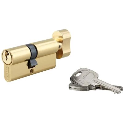 Thirard Cylindre Euro - Laiton - 40x30mm - 3 clés - Publicité Thirard Cylindre Euro - Laiton - 40x30mm - 3 clés - Publicité