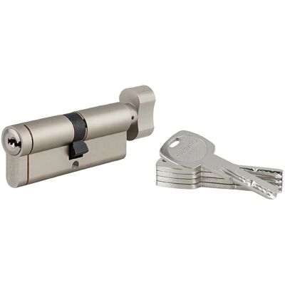 Cilindro europeo de seguridad alta Thirard Nickel - Transit 1 40x40mm Cilindro europeo de seguridad alta Thirard Nickel - Transit 1 40x40mm