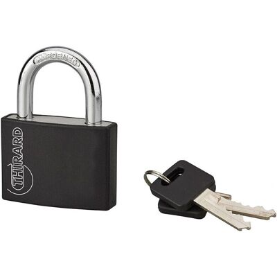 THIRARD - Maxium 50mm - Nero - Corpo in alluminio - Padlock THIRARD - Maxium 50mm - Nero - Corpo in alluminio - Padlock