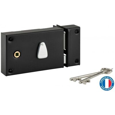 FTH THIRARD - Modèle non spécifié - Finition époxy noire - Serrure de portail horizontale - Publicité FTH THIRARD - Modèle non spécifié - Finition époxy noire - Serrure de portail horizontale - Publicité