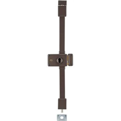 Thirard - Serrure horizontale Horga 3 points - Cylindre à Fouillot - Droite - Marron - 140x88mm - 047316 - Publicité Thirard - Serrure horizontale Horga 3 points - Cylindre à Fouillot - Droite - Marron - 140x88mm - 047316 - Publicité