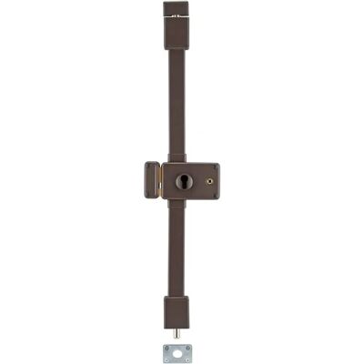 Thirard - Serrure Horizontale - 3 Points - Marron - 140x88 mm - Modèle 047326 - Publicité Thirard - Serrure Horizontale - 3 Points - Marron - 140x88 mm - Modèle 047326 - Publicité