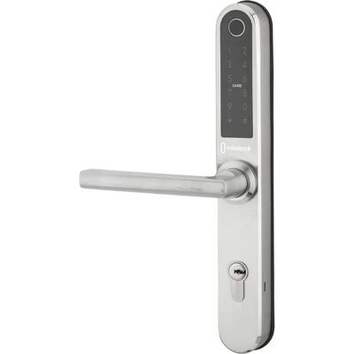 Thirard Silber Smart Lock - 70mm Interlock Türgriff - Reversibel Quadratisch 8 - Edelstahl Thirard Silber Smart Lock - 70mm Interlock Türgriff - Reversibel Quadratisch 8 - Edelstahl