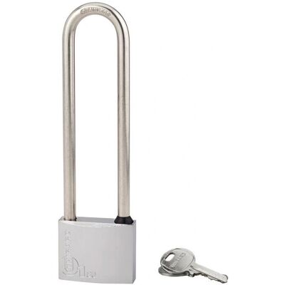 Thirard - Lucchetto Tipo 1, esterno, ottone cromato, arco alto, 50mm, 2 chiavi - Lucchetto Thirard - Lucchetto Tipo 1, esterno, ottone cromato, arco alto, 50mm, 2 chiavi - Lucchetto