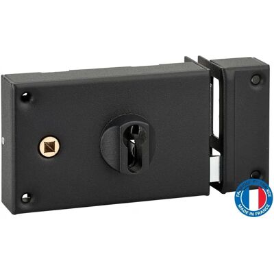 THIRARD Horizontal Torverschluss - Europäisches Profilzylinder 140x88mm - 2 Eingänge - Mattes Finish THIRARD Horizontal Torverschluss - Europäisches Profilzylinder 140x88mm - 2 Eingänge - Mattes Finish