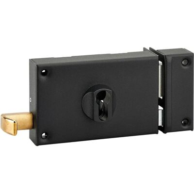 Thirard - Serrure en applique horizontale - 140x88mm - Noir - Publicité Thirard - Serrure en applique horizontale - 140x88mm - Noir - Publicité