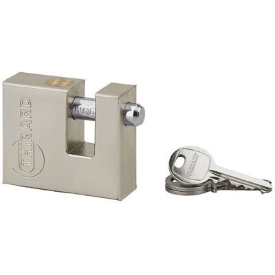THIRARD - Land - 50 mm - Rectangulaire - Cadenas - Publicité THIRARD - Land - 50 mm - Rectangulaire - Cadenas - Publicité
