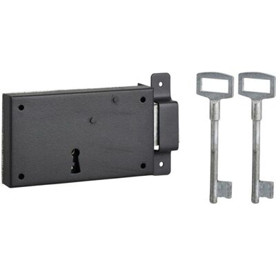 Serrure en Acier Thirard 140x80mm Droite - Verrouillage Serrure en Acier Thirard 140x80mm Droite - Verrouillage