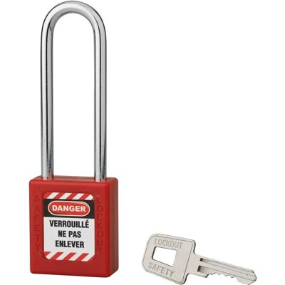 Candado de bloqueo en acero 40mm con arco de acero - Lockout Tagout Candado de bloqueo en acero 40mm con arco de acero - Lockout Tagout