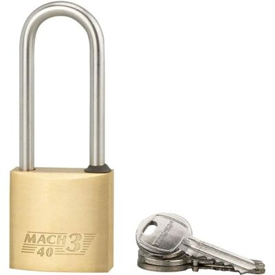 Thirard - Lucchetto in Ottone 40mm Acciaio Inox - Chiusura di Sicurezza Thirard - Lucchetto in Ottone 40mm Acciaio Inox - Chiusura di Sicurezza