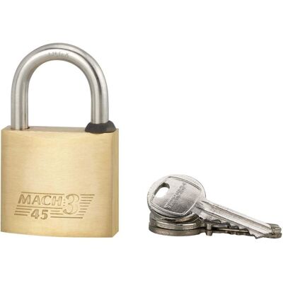 Cadenas Thirard Mach 3 45mm - Résistant à l'eau, Laiton et Acier - Publicité Cadenas Thirard Mach 3 45mm - Résistant à l'eau, Laiton et Acier - Publicité