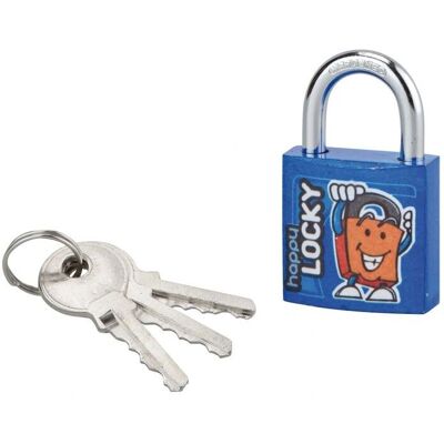 THIRARD - Happy Lock - 30mm - blu - Padlock THIRARD - Happy Lock - 30mm - blu - Padlock