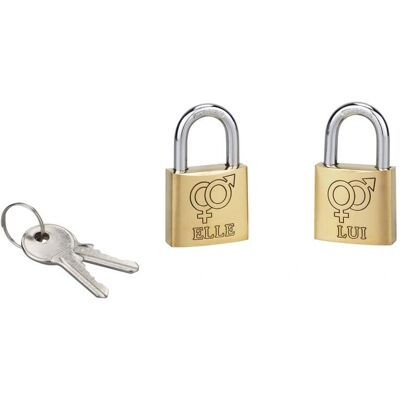THIRARD - Love - Ottone - 30mm - lucchetto THIRARD - Love - Ottone - 30mm - lucchetto