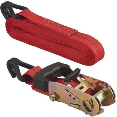 THIRARD Cinghia a cricchetto 5m - rosso - JJ THIRARD Cinghia a cricchetto 5m - rosso - JJ