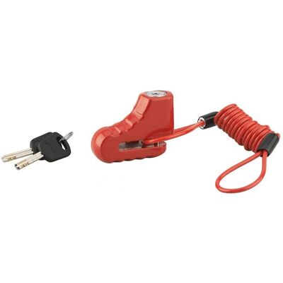 THIRARD - Candado de disco para scooter - 5,5mm con cable y 2 llaves THIRARD - Candado de disco para scooter - 5,5mm con cable y 2 llaves