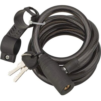 Zamek rowerowy Thirard Twisty - 1,80m, 12mm Stal, 2 Klucze Zamek rowerowy Thirard Twisty - 1,80m, 12mm Stal, 2 Klucze
