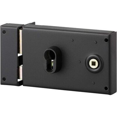 Thirard - Serrure Horizontale en Applique - Gauche - Noir Thirard - Serrure Horizontale en Applique - Gauche - Noir