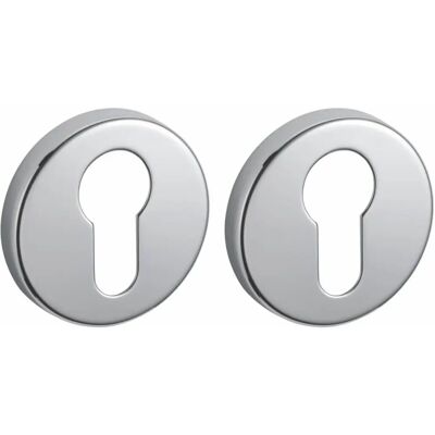 FROSIO BORTOLO Luxor ø 50mm Rosace ronde Cromo lucido - Quincaillerie de porte - Publicité FROSIO BORTOLO Luxor ø 50mm Rosace ronde Cromo lucido - Quincaillerie de porte - Publicité