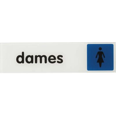 Thirard Dames 170x45mm Plexiglas Plaque signalétique - Publicité Thirard Dames 170x45mm Plexiglas Plaque signalétique - Publicité