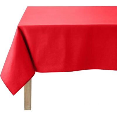 Nappe en coton Cambrai Cerise - Tablecloth - Publicité Nappe en coton Cambrai Cerise - Tablecloth - Publicité