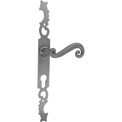 Ensemble de poignées de porte réversibles en fer forgé Aquitaine Bouvet - 41mm - Publicité Ensemble de poignées de porte réversibles en fer forgé Aquitaine Bouvet - 41mm - Publicité
