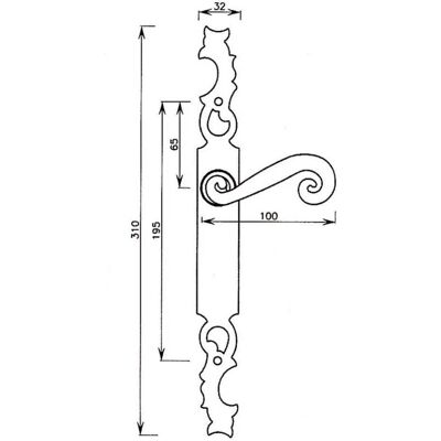 Bouvet Ensemble Aquitaine - 310 x 32 mm - Fixation 195 mm - Ensemble - Publicité Bouvet Ensemble Aquitaine - 310 x 32 mm - Fixation 195 mm - Ensemble - Publicité