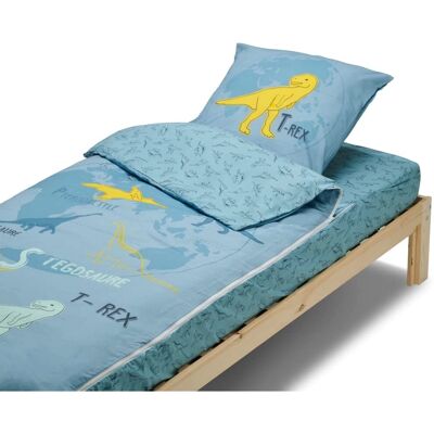 Ensemble de Literie Enfant T-Rex - Coton, 90x190cm Ensemble de Literie Enfant T-Rex - Coton, 90x190cm