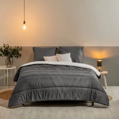 Duvet Imprimé Réversible Bleu Câlin - Chaud & Doux - 140x200cm - Publicité Duvet Imprimé Réversible Bleu Câlin - Chaud & Doux - 140x200cm - Publicité